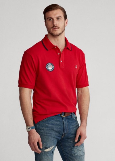 Camisa Polo Polo Ralph Lauren Hombre Rojos - Racing Mesh - MDZEV3570